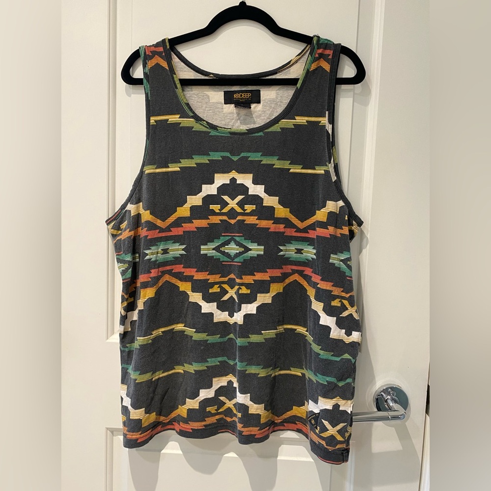 10Deep Multicolor Patterned Men’s Tank Top
